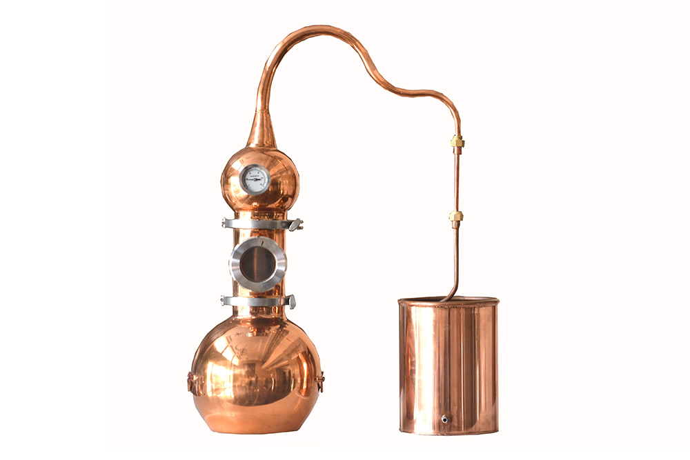 Tengodistill TGE 5 | 5L Electric Copper Alembic Still for Essential Oils & Hydrosols