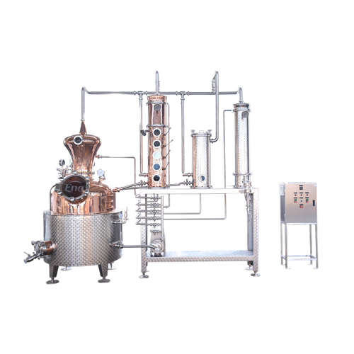 Tengodistill TGD B500I-500L Hybrid Still | Copper Pot Still with Column for Gin & Whiskey