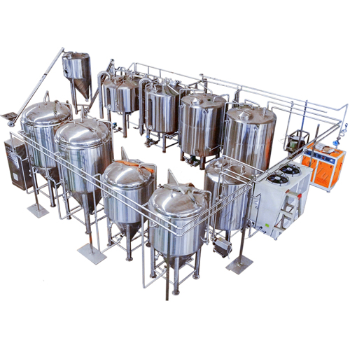 Tengodistill TGS 500 I | 500L Complete Craft Brewery System | Turnkey Brewhouse & Fermenters