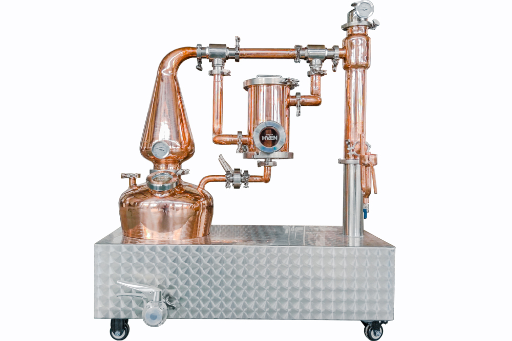 Tengodistill TGD G20 | 20L Mobile Pilot Still with Gin Basket for Recipe Development