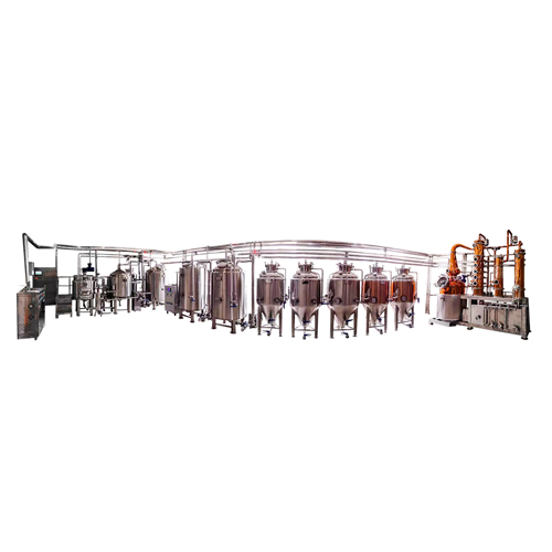 Tengodistill TGS 300L | Complete Turnkey Brewstillery Plant for Craft Beer & Spirits