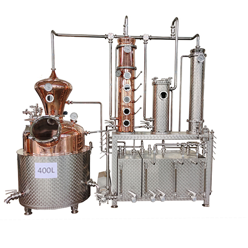 Tengodistill TGD MO400| 400L Hybrid Still with Column for Vodka, Gin & Brandy
