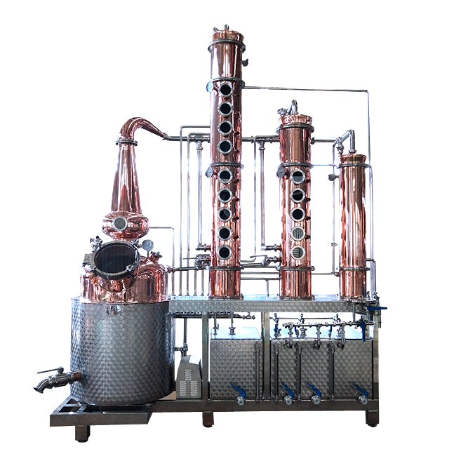 Tengodistill TGD V300| 300L Hybrid Still with Column for Vodka, Gin & Brandy