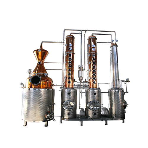 Tengodistill TGD V1500| 1500L Hybrid Still with Column for Vodka, Gin & Brandy
