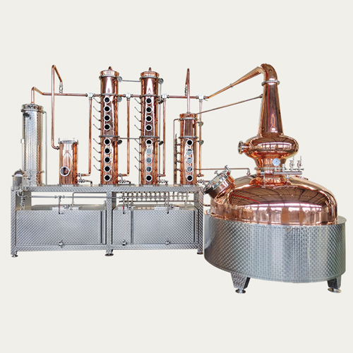 Tengodistill TGD V1500| 1500L Hybrid Still with Column for Vodka, Gin & Brandy