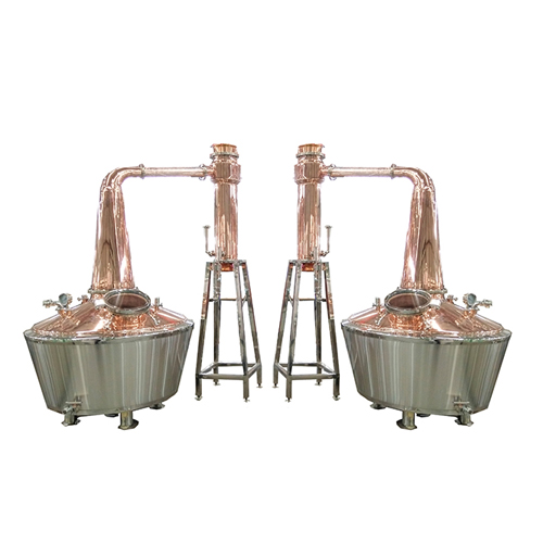 Tengodistill TGD D500L+500L | 500L+500L Pot distillation equipment Single Malt Whisky  for Recipe Development
