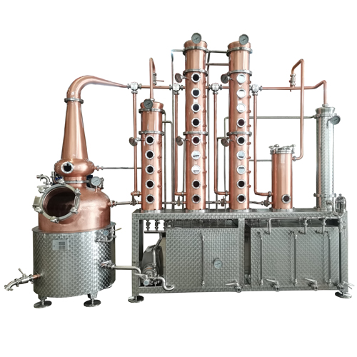 Tengodistill TGD V500| 500L Hybrid Still with Column for Vodka, Gin & Brandy